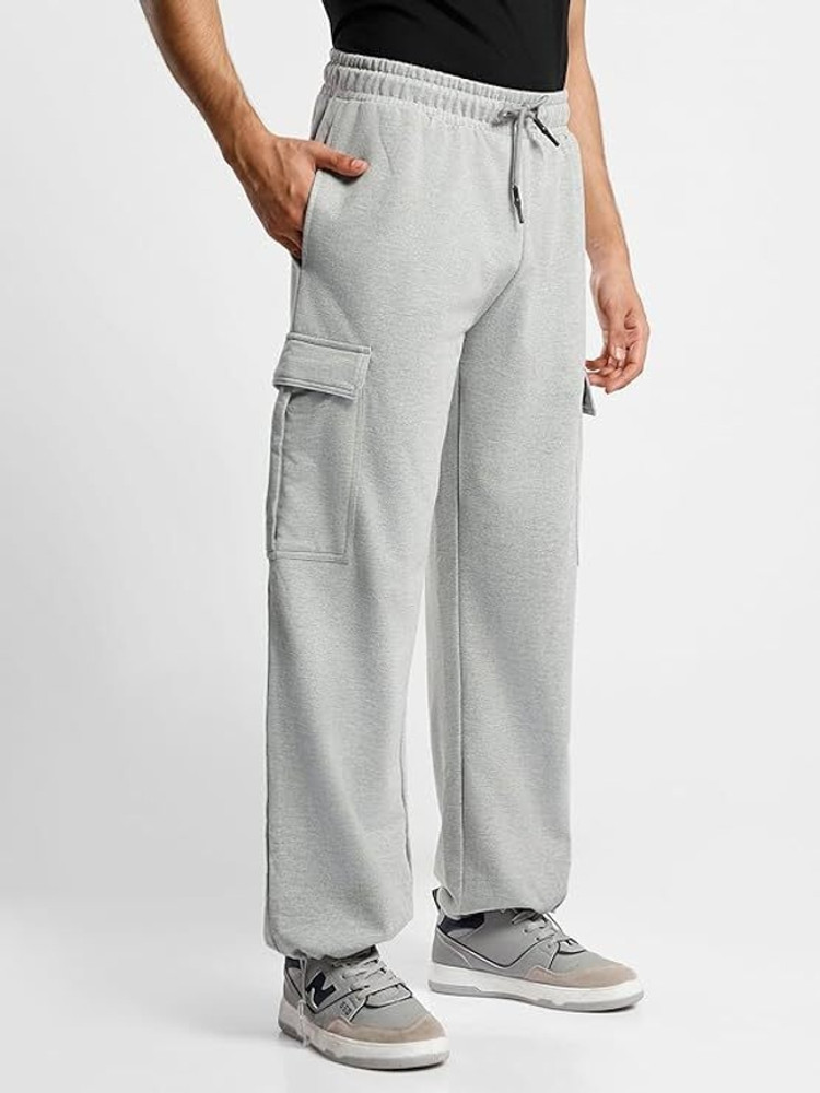 Factory Club Solid Men Grey Track Pants - Buy Factory Club Solid Men Grey  Track Pants Online at Best Prices in India | Flipkart.com