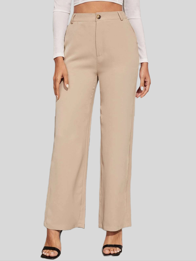 Celis Regular Fit Women Beige Trousers - Buy Celis Regular Fit Women Beige  Trousers Online at Best Prices in India | Flipkart.com