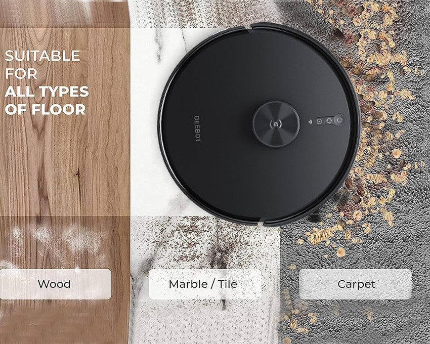 ECOVACS Y1 PRO Robotic Floor Cleaner (WiFi Connectivity, Google 