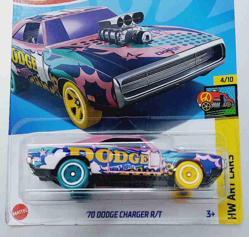 HOT WHEELS C4982 70 DODGE CHARGER R/T 4/10 HW ART CARS 108