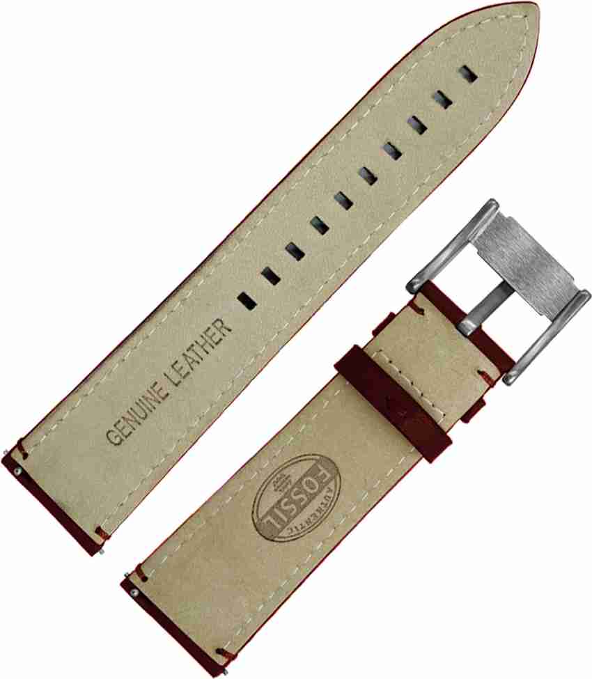 DBLACK FSLDS1 FOR FOSSIL WATCHES 22 mm Genuine Leather Watch Strap Price in India Buy DBLACK FSLDS1 FOR FOSSIL WATCHES 22 mm Genuine Leather Watch Strap online at Flipkart