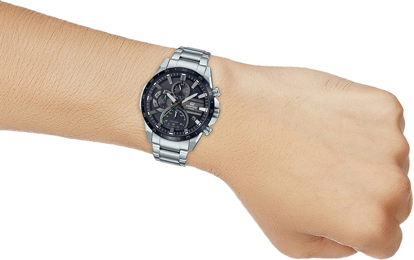 CASIO EQS-940DB-1AVUDF Edifice Black Dial Silver Stainless