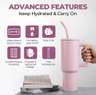 Dwarkesh Tumbler with Handle, Straw, Leakproof Lid & Vacuum Insulated Design Plastic Tumbler Price in India - Buy Dwarkesh Tumbler with Handle, Straw, Leakproof Lid & Vacuum Insulated Design Plastic Tumbler online at Shopsy.in - Image 7