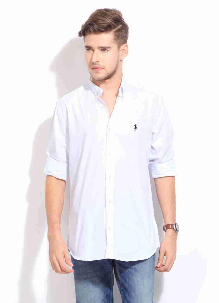Polo Ralph Lauren Men Slim Fit Solid Shirt - Image 6