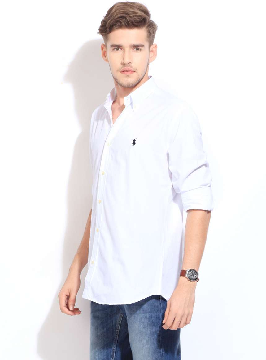 Polo Ralph Lauren Men Slim Fit Solid Shirt - Image 7