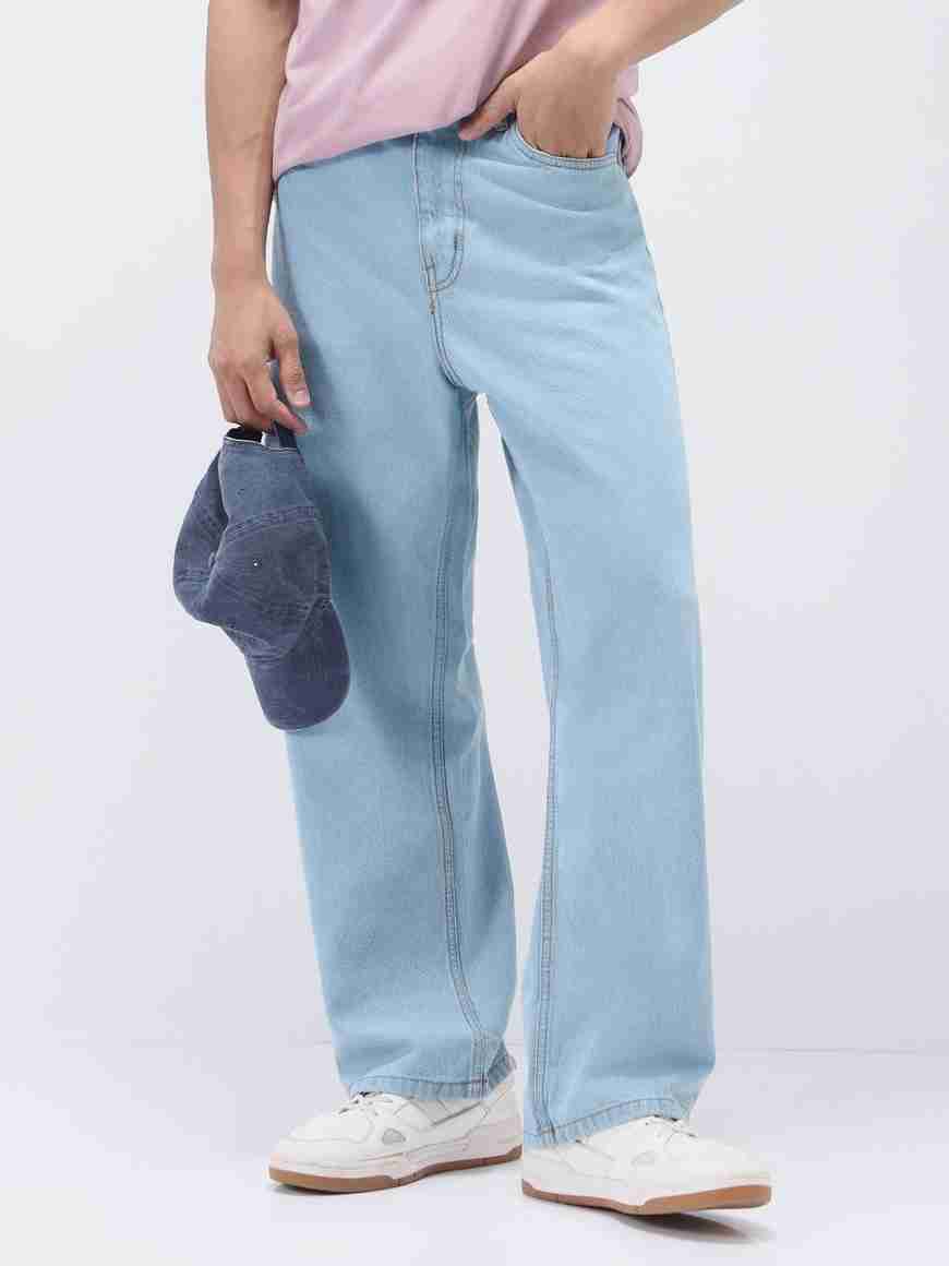 Urbano Men Light Blue Mid Rise Loose Fit Jeans - Image 7