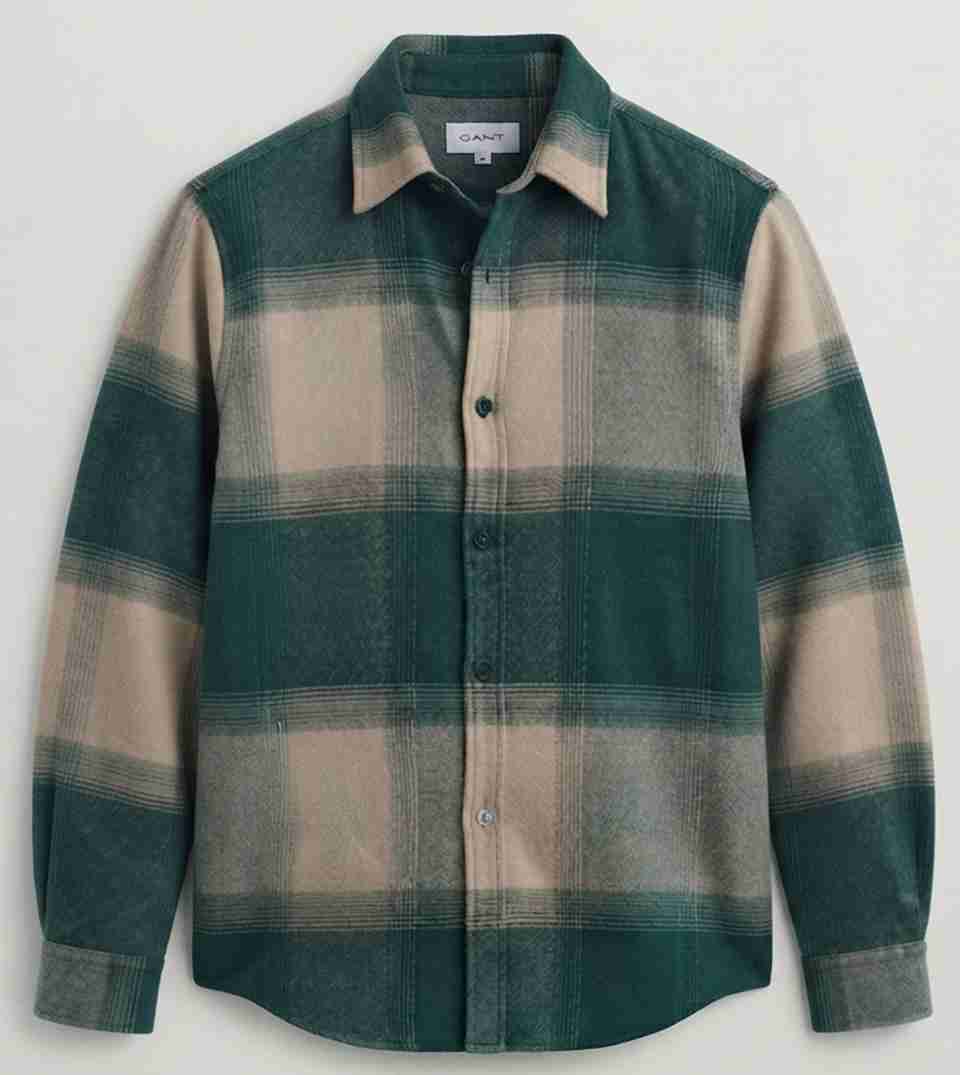 DEEMOON Men Regular Fit Checkered Casual Shirt - Image 7