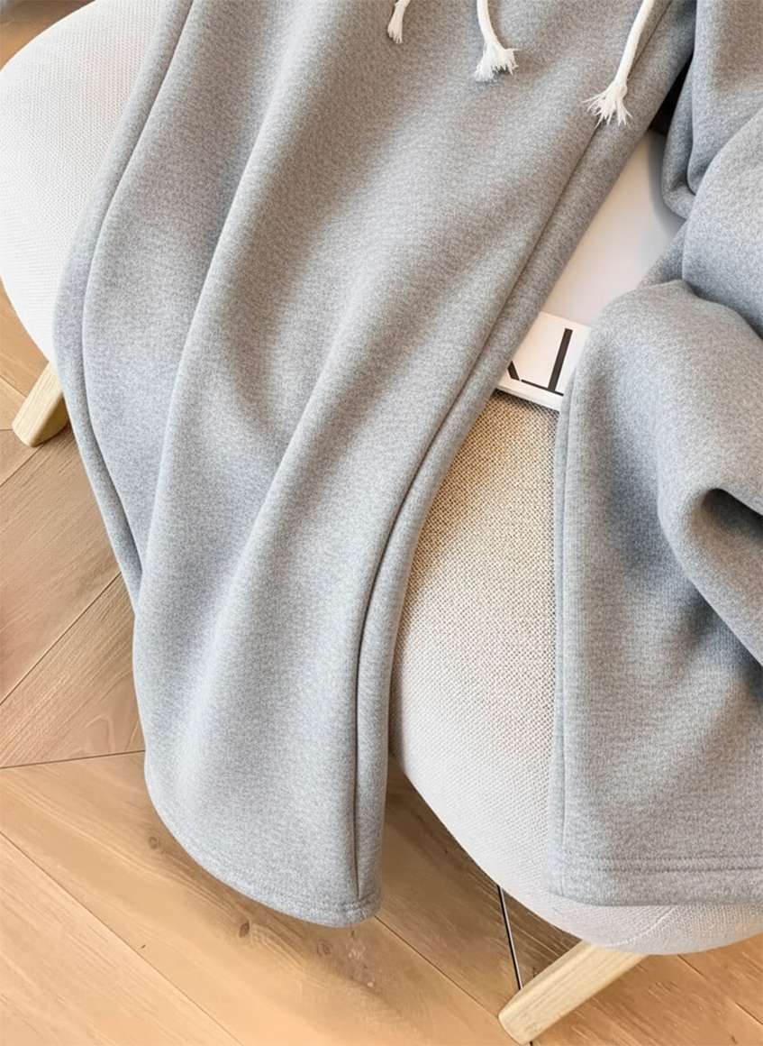 PRAVAHA Solid Grey Track Pants - Image 6