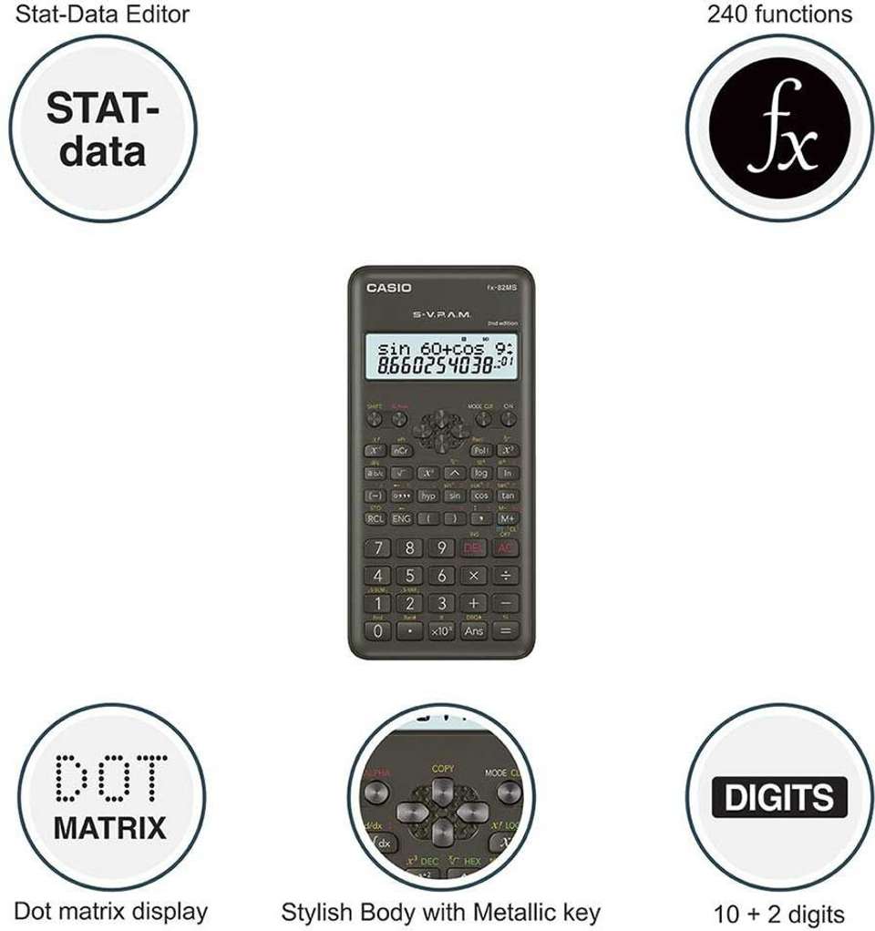 CASIO FX-82MS 10-Digit Scientific Calculator - Image 6