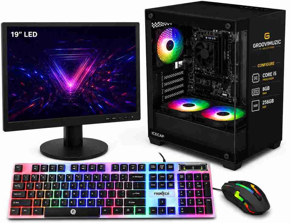Groovimuzic GAMING Core i5 8GB 256GB SSD - Image 4