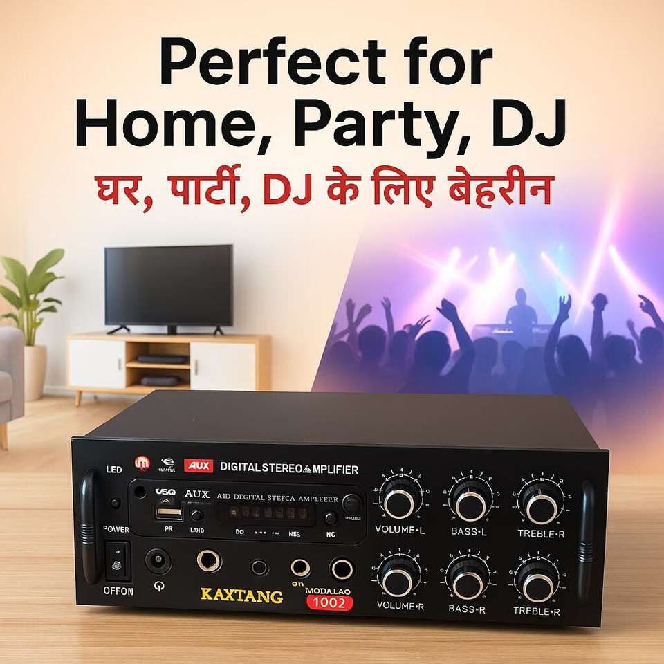 KAXTANG Model 1002 Digital Stereo DJ Amplifier - Image 8
