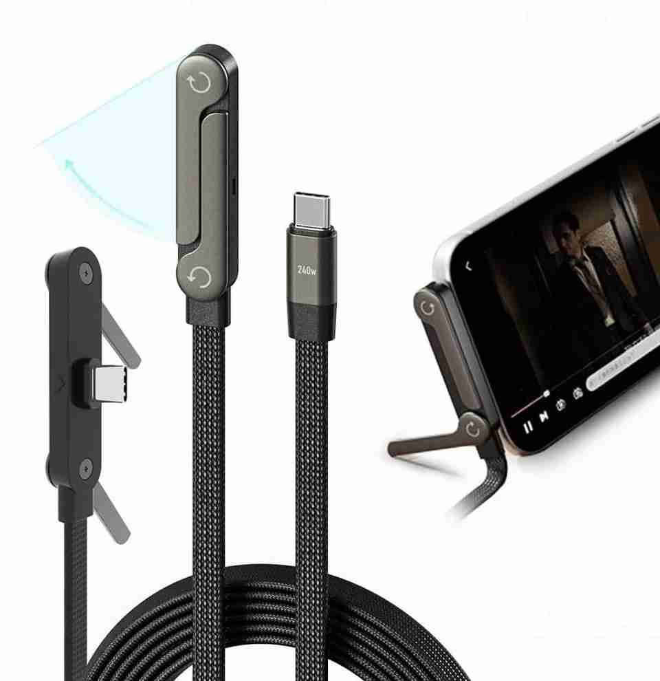 Kapish USB Type C to C 240W Fast Charging Cable - Image 5