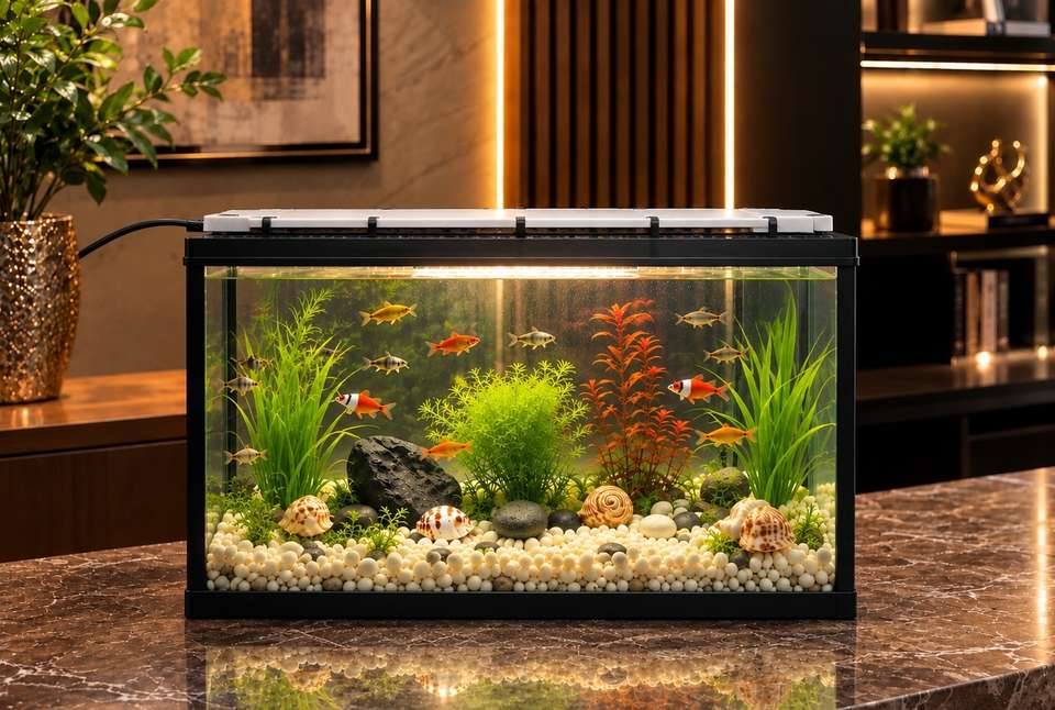 HORMONE 9074186961 7L Rectangle Aquarium Tank - Image 7