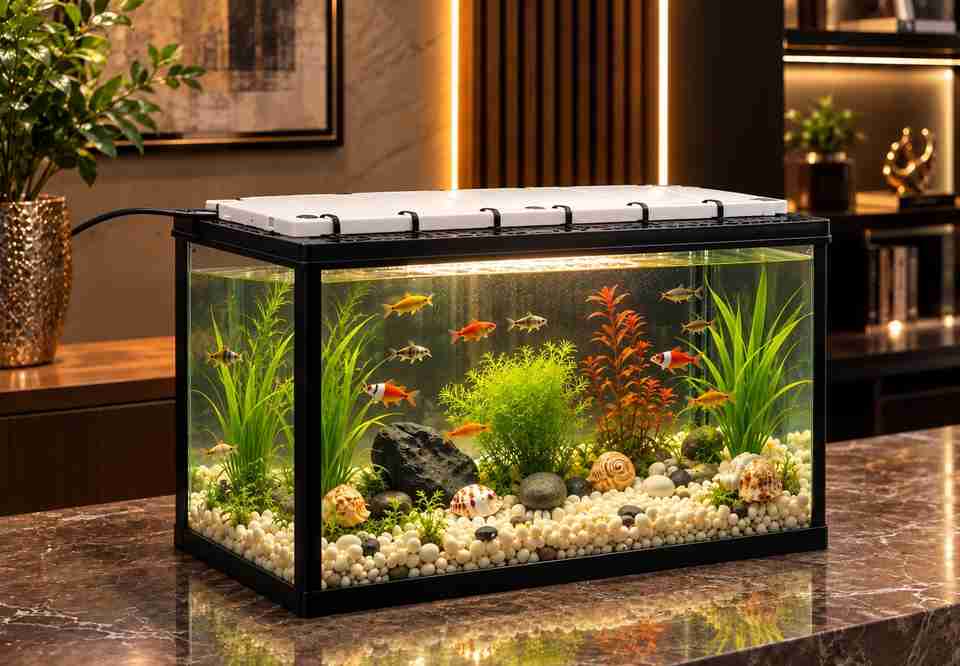 HORMONE 9074186961 7L Rectangle Aquarium Tank - Image 6
