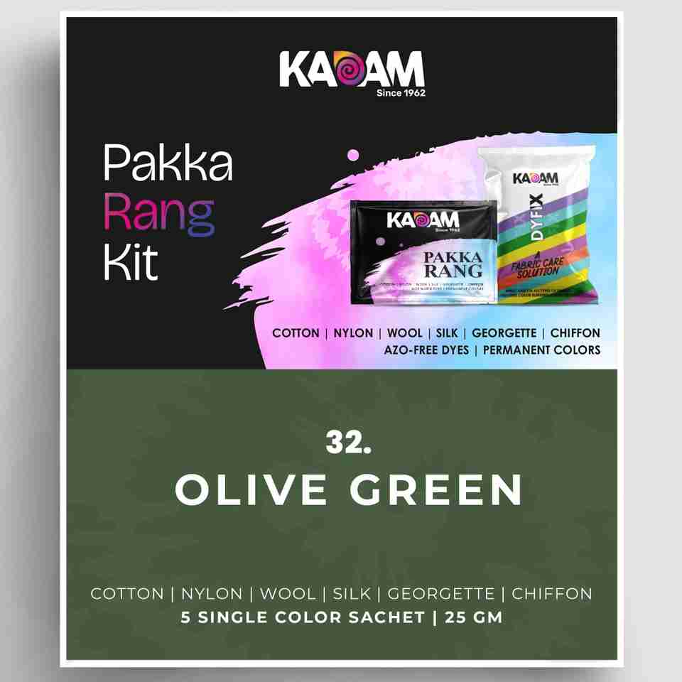 KADAM Olive Green Dye 25g - Image 6