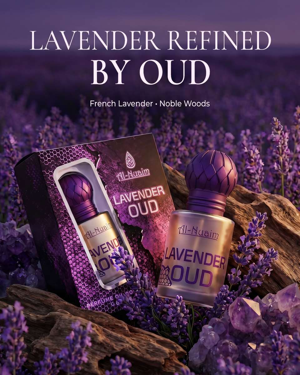 Al-Nuaim Lavender Oud Attar Roll On - 6ml - Image 6