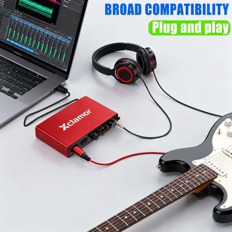 Xclamor 2 Channel USB Audio Interface 32-Bit/192kHz - Image 9