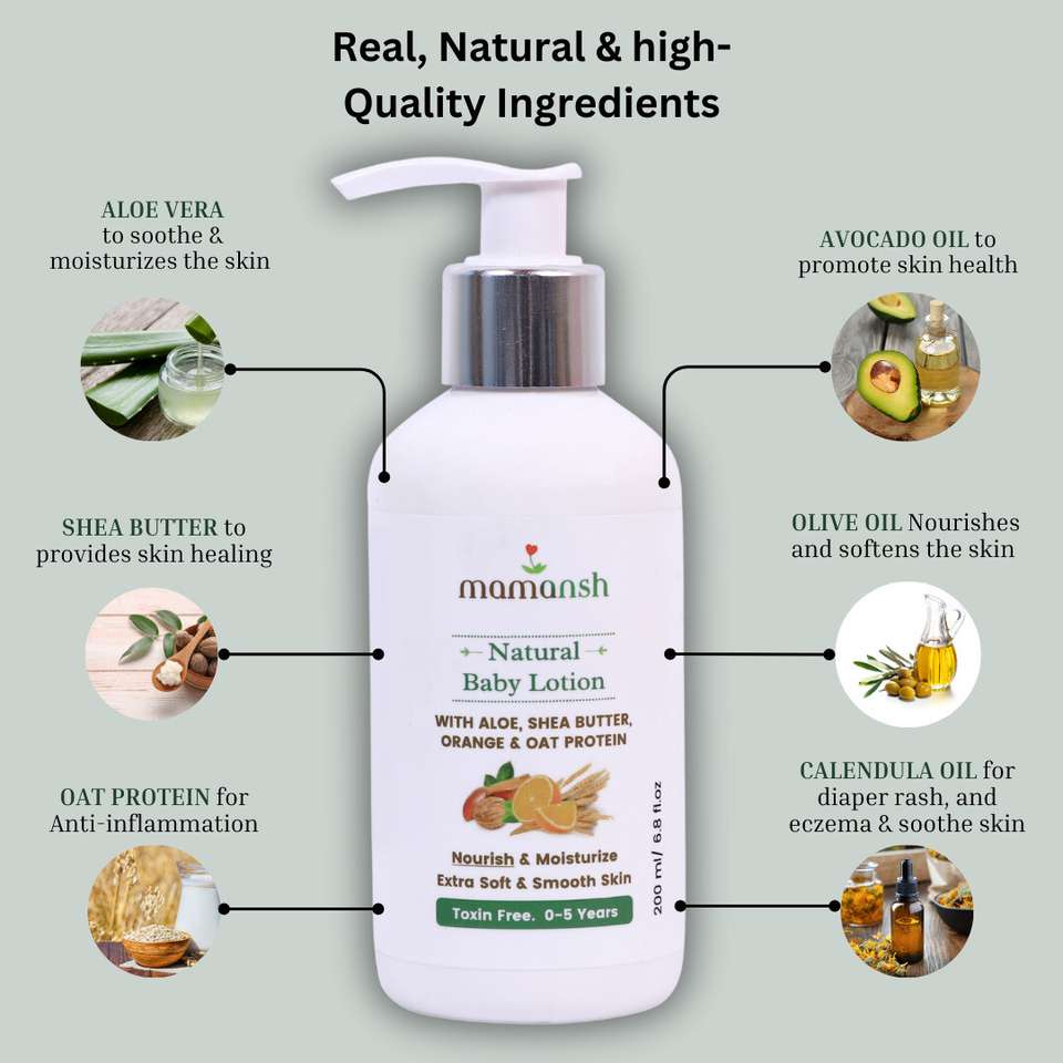 MAMANSH Skin Glow Baby Body Wash & Lotion Combo - Image 9
