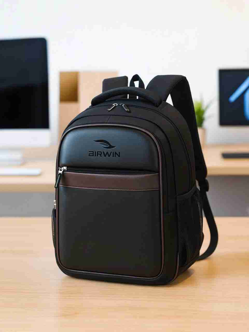 Airwin 18-inch Leather Office Bag - Image 7