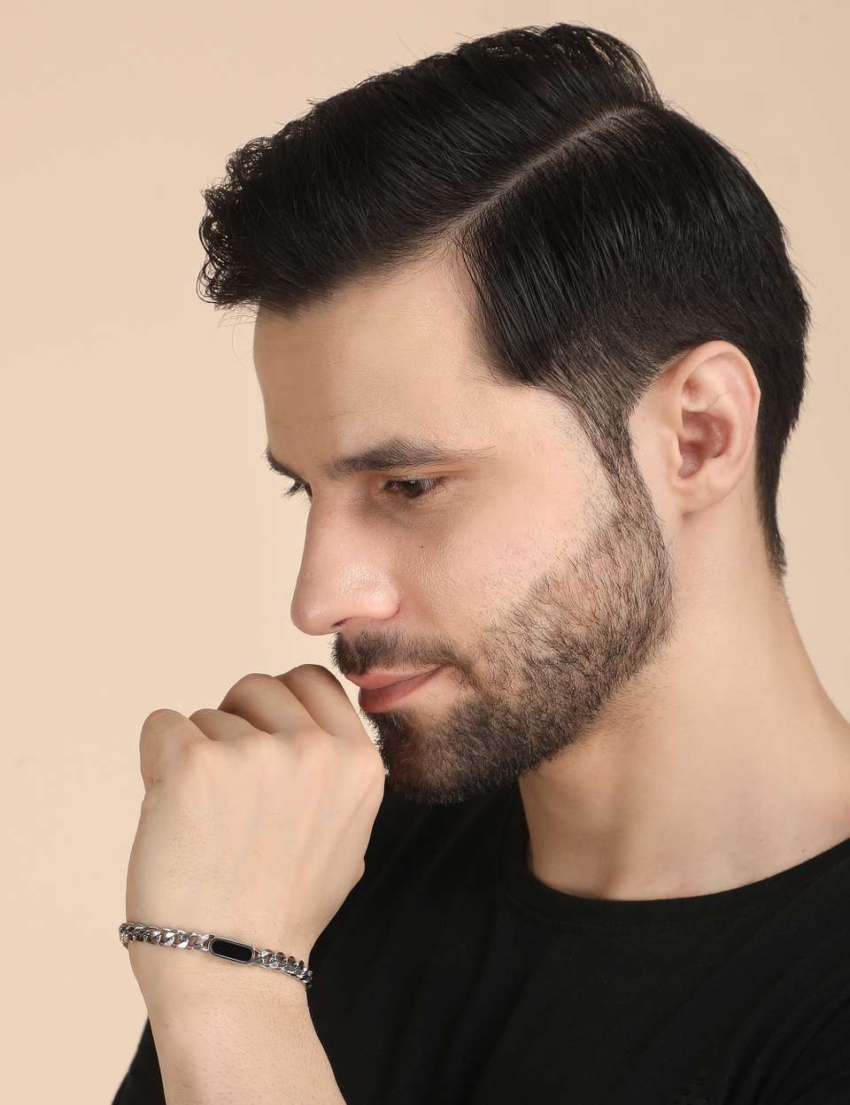 Thrillz Silver Coated Stainless Steel Bracelet - Image 7