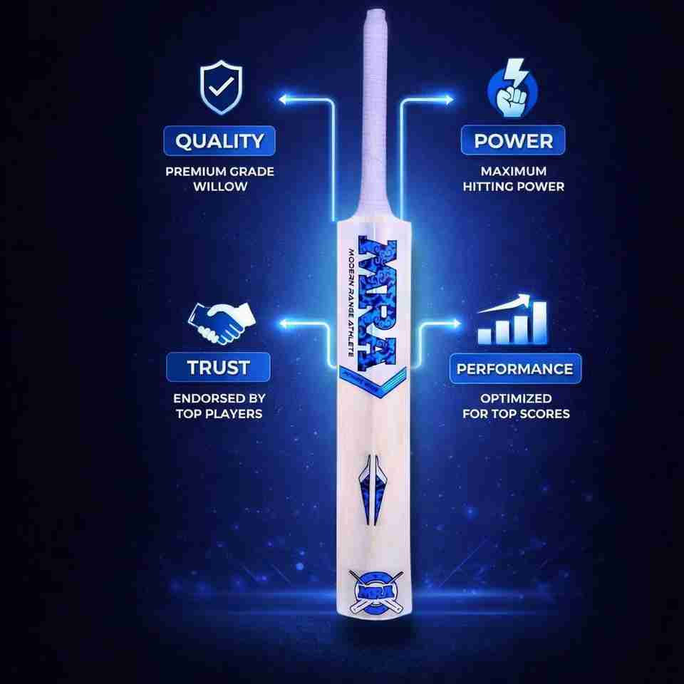 SVPAS Poplar Willow Cricket Bat for 15+ Yrs - Image 5