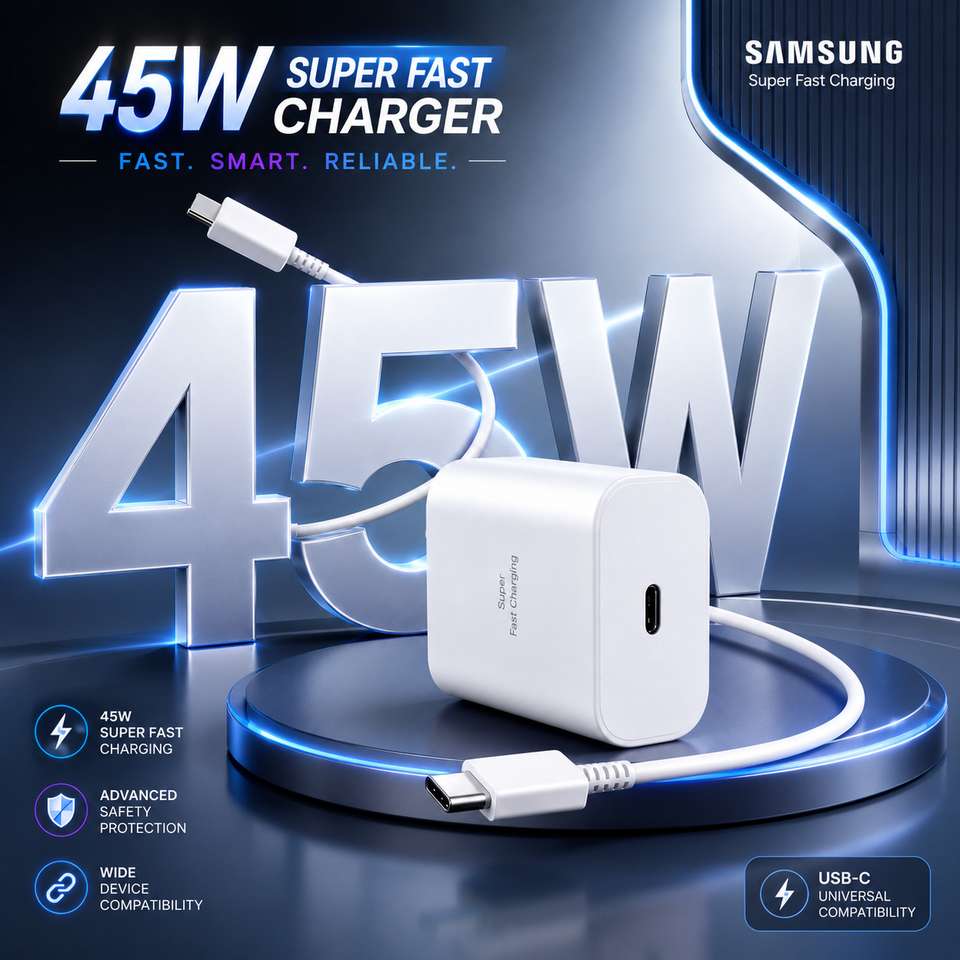 shopbucket 45W GaN 3A Mobile Charger White - Image 8