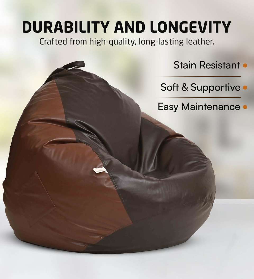 Mintwud 4XL Squivo Leatherette Bean Bag - Image 7