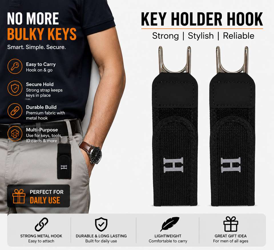 RKELITE Men Black Nylon Belt - Image 8