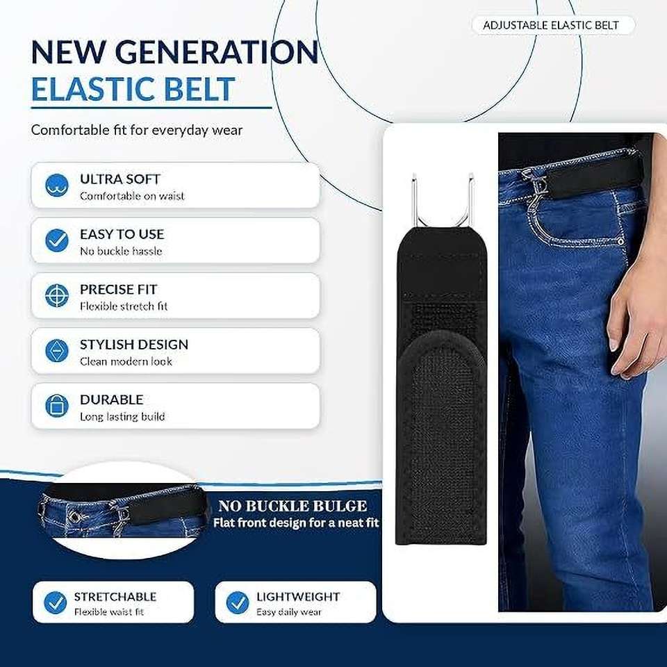RKELITE Men Black Nylon Belt - Image 6