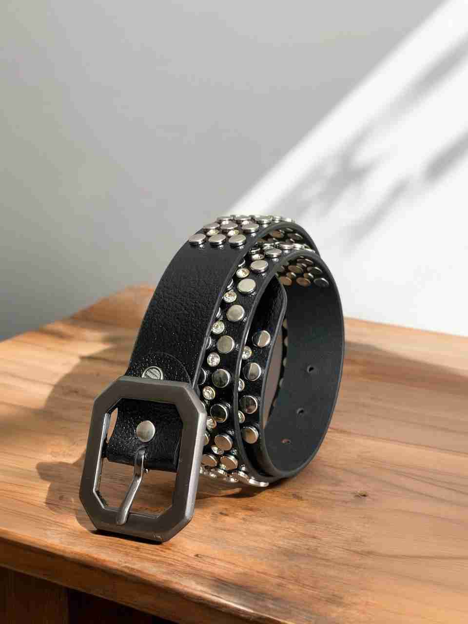 ROYAL CKIN Black Leather Belt - Image 7