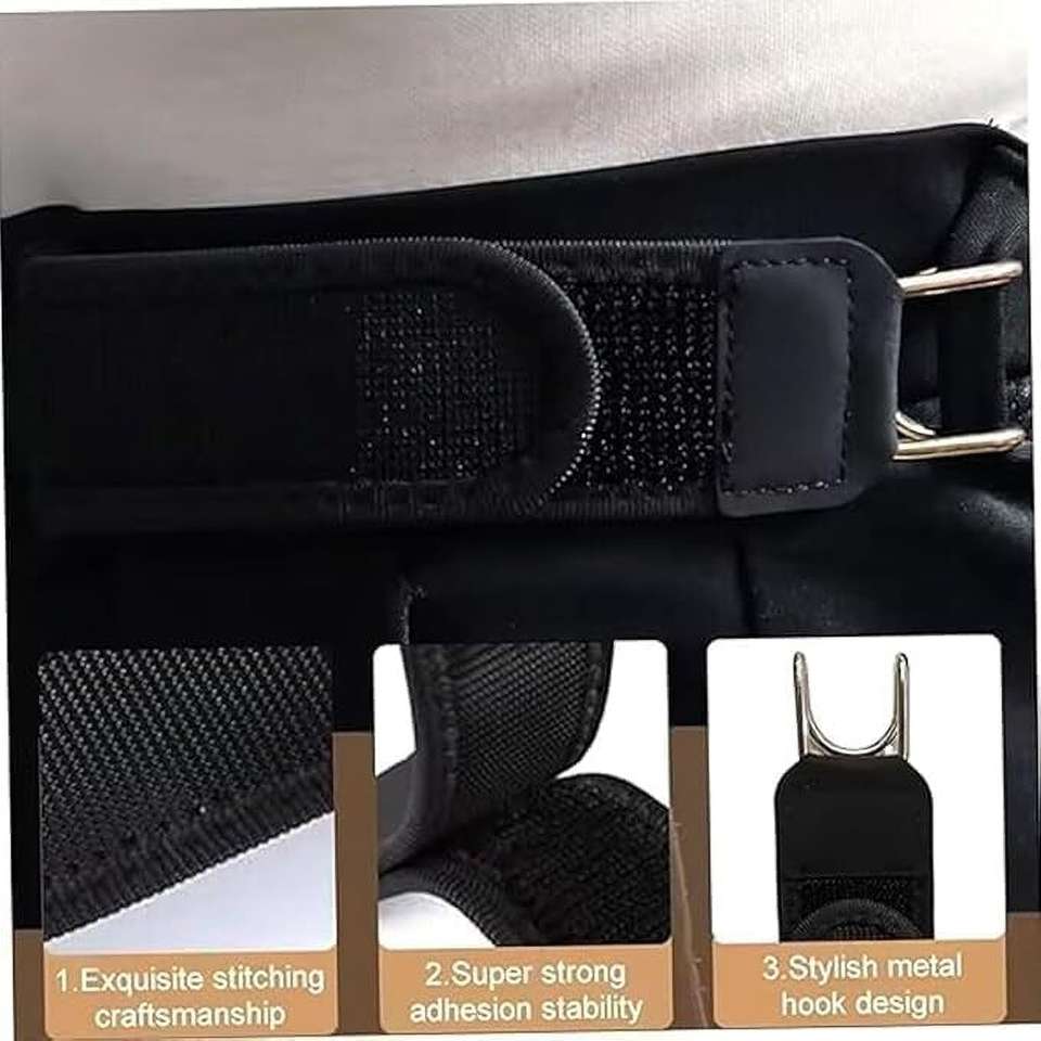 Jiyancreation Black Artificial Leather Belt - Image 8
