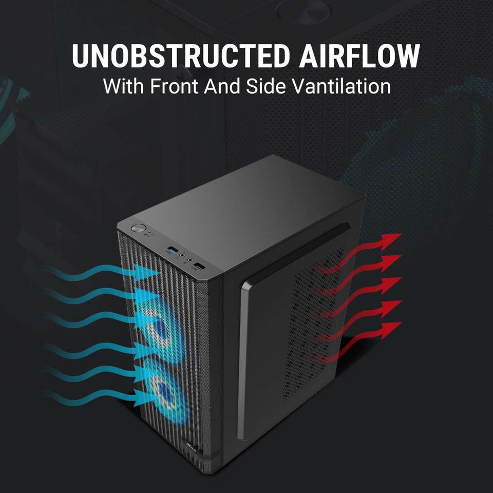 rionix Ant Value VM10 Gaming Cabinet - Image 8