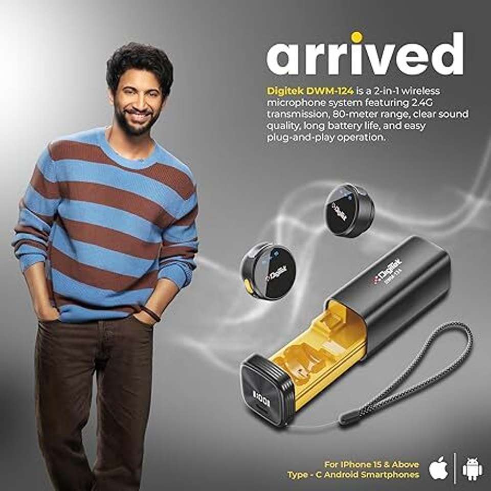 DIGITEK DWM-124 2-in-1 Wireless Microphone - Image 7