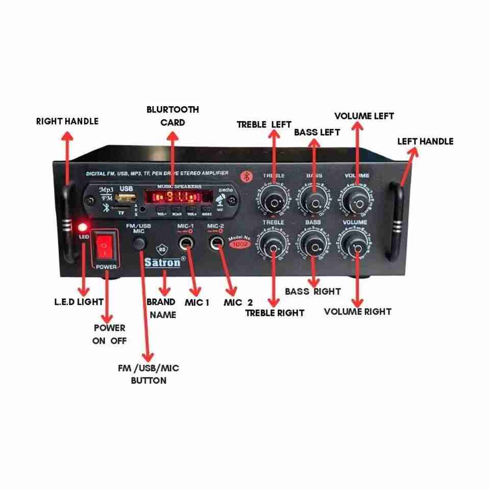 RS SATRON (1002) Bluetooth Amplifier - Image 4