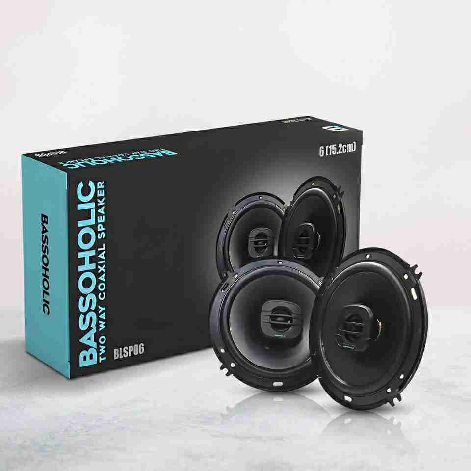 BASSOHOLIC Two Way 6 Inches High Bass Coaxial Car Speaker - Image 6