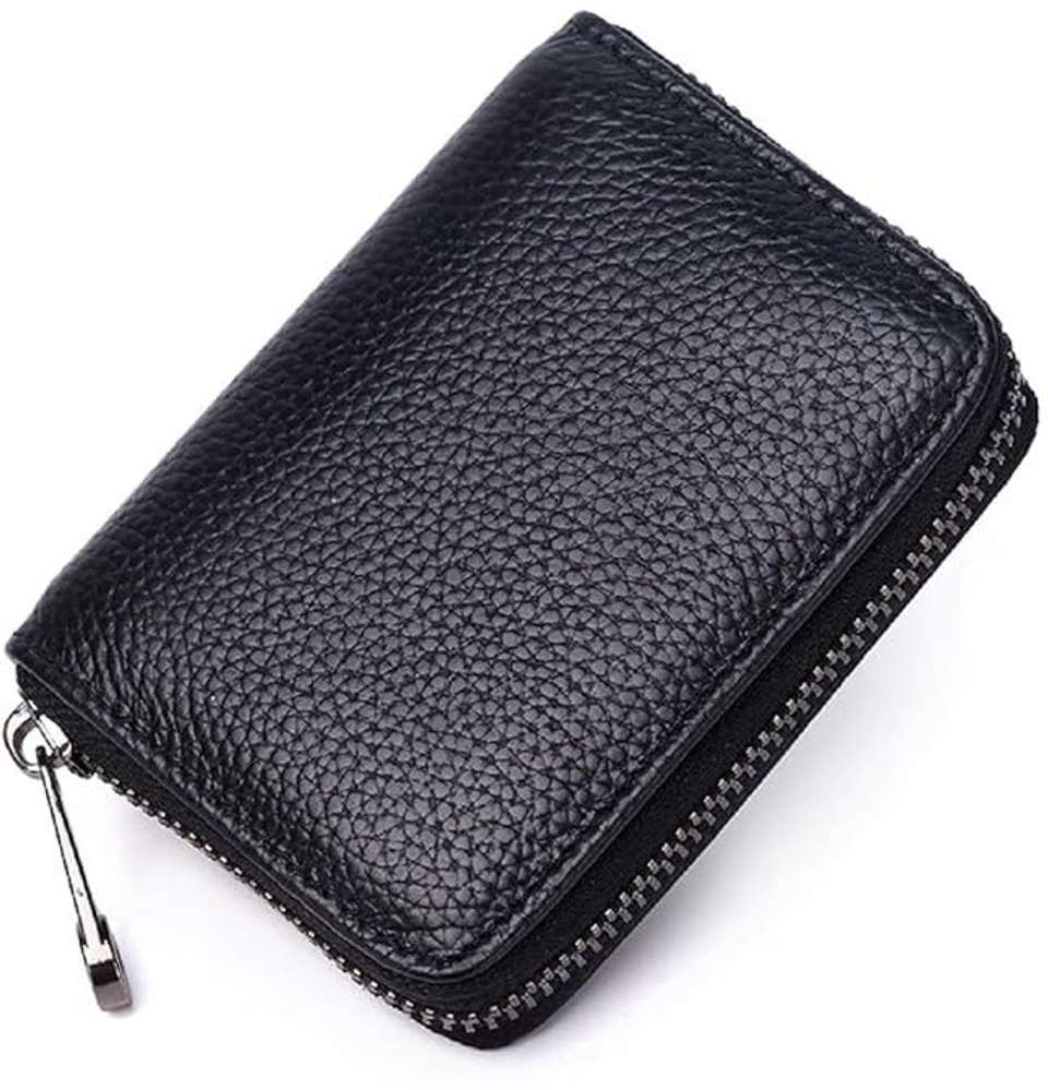 Gymisa Black Leather Card Holder 9 Slots - Image 9