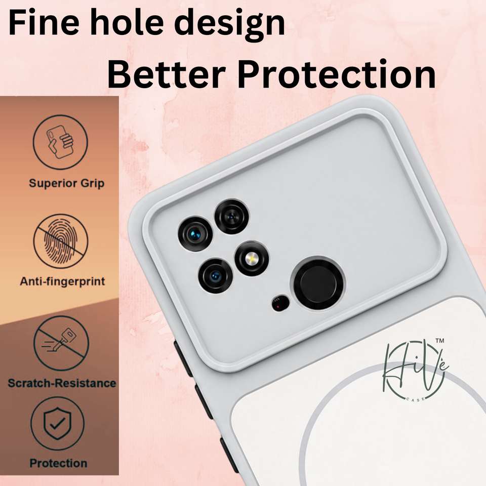 Hive Back Cover for Redmi 10C, 10, 10 Power (Grey) - Image 7