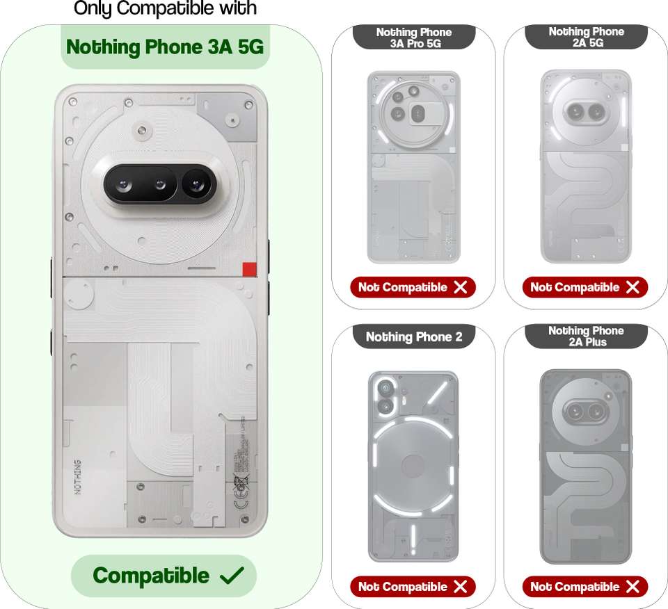 Mr. Case Back Cover for Nothing Phone 3a 5G White - Image 7
