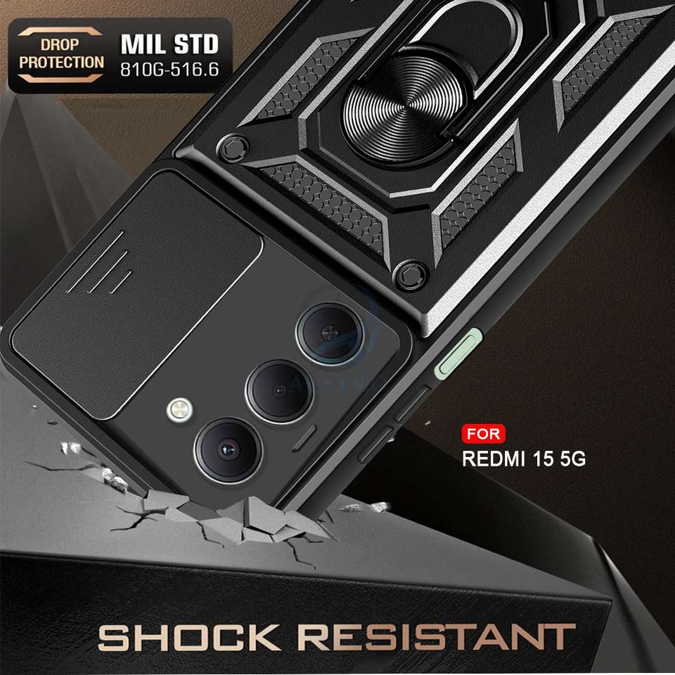 AESTMO Back Cover for Redmi 15 5G Black - Image 8