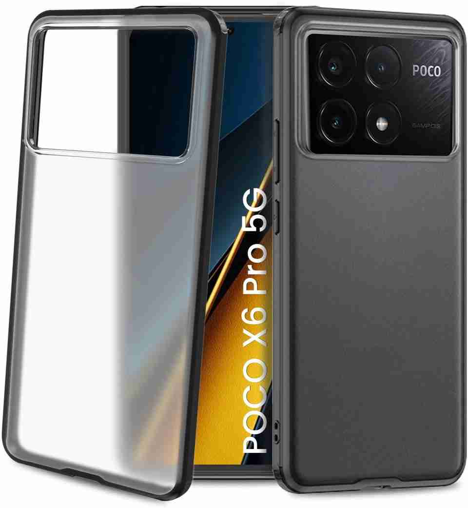 GLOBAL NOMAD Back Cover for POCO X6 Pro 5G Black - Image 6