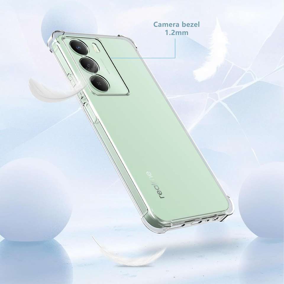 COVERLINE Realme C73 5G Silicon Transparent Case - Image 9