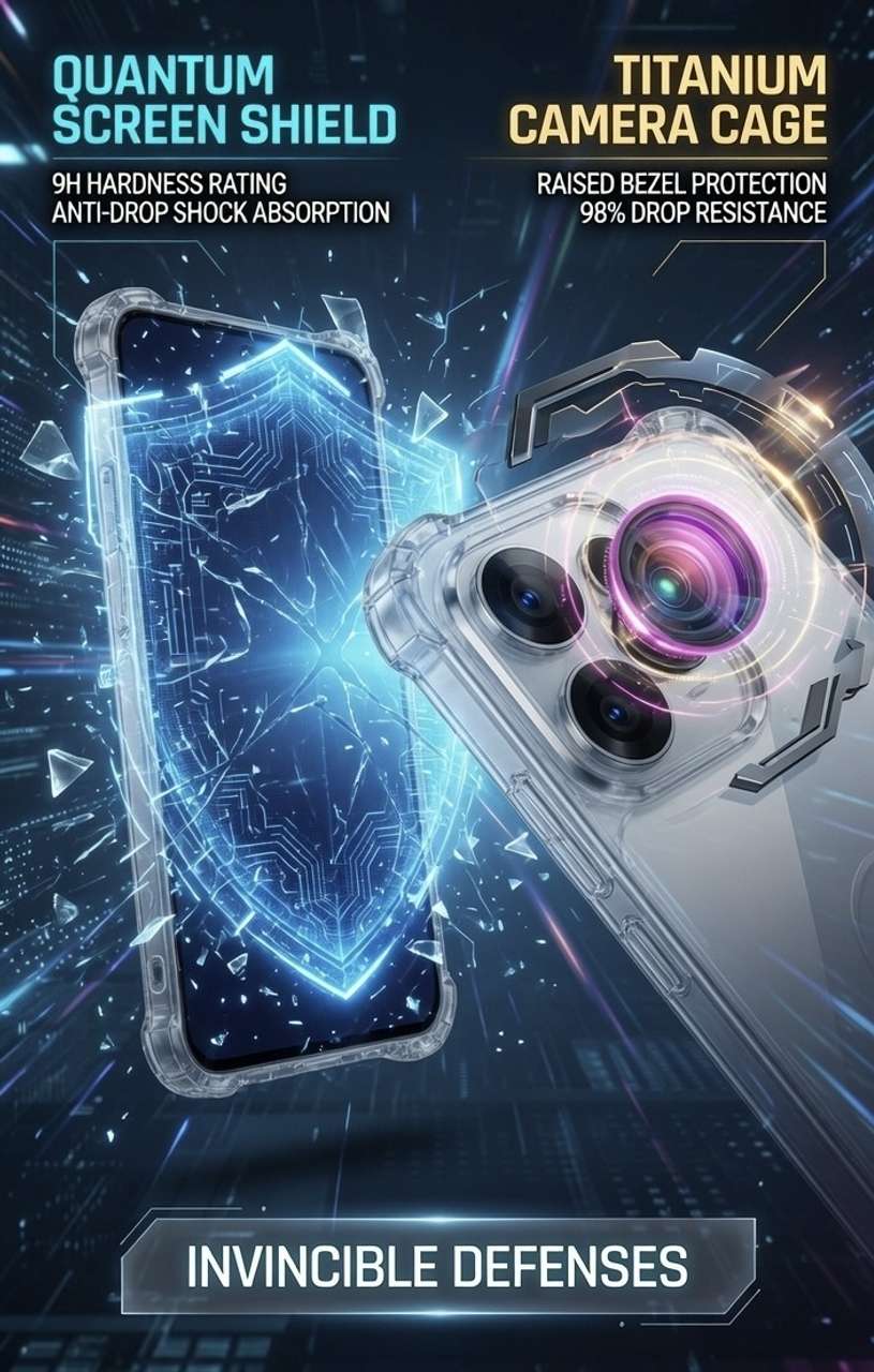 Lustree Back Cover for OPPO Reno 16C Transparent - Image 7