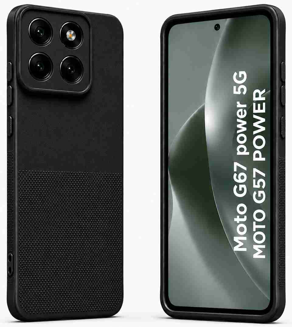 SBMS Back Cover for Motorola Moto G67 5G (Black) - Image 9