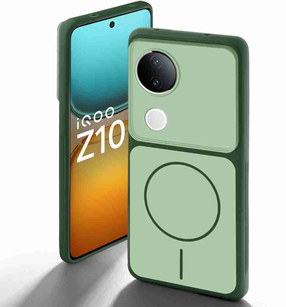 SYOTT Back Cover for IQOO Z10R 5G, Green, Grip Case - Image 8