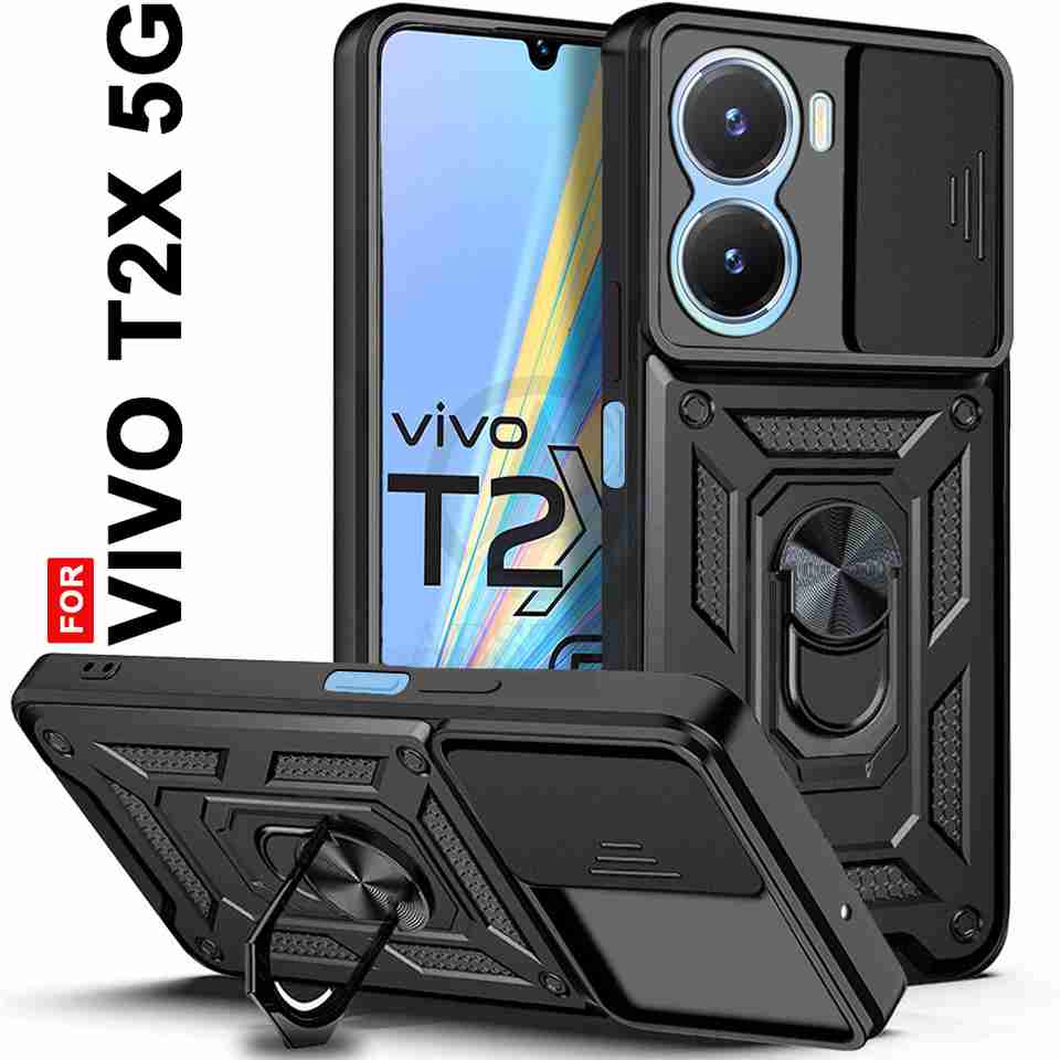 AESTMO Back Cover for Vivo T2X 5G Black - Image 7
