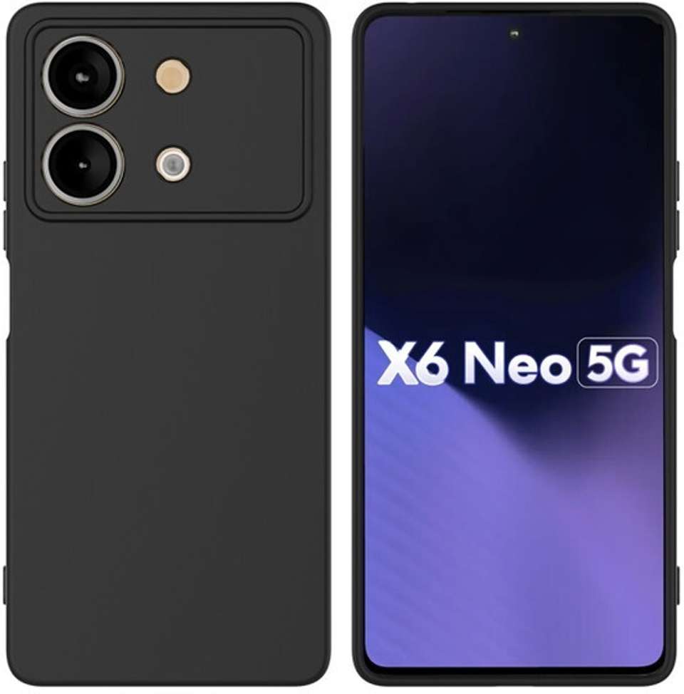 SmartPoint Back Cover for POCO X6 Neo 5G Black - Image 7