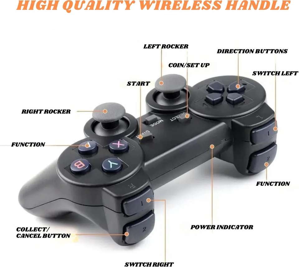 Game Stick 2.4G Wireless Classic Video Game, 4K - Image 9