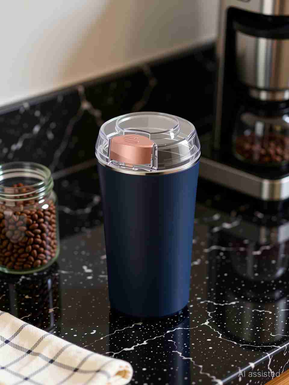 Lumevo Electric Coffee & Spice Grinder Personal Coffee Maker (Mul...more - Image 9