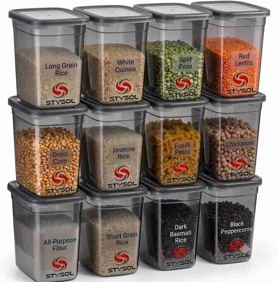 Stysol 1.2L Plastic Grocery Container - Image 8