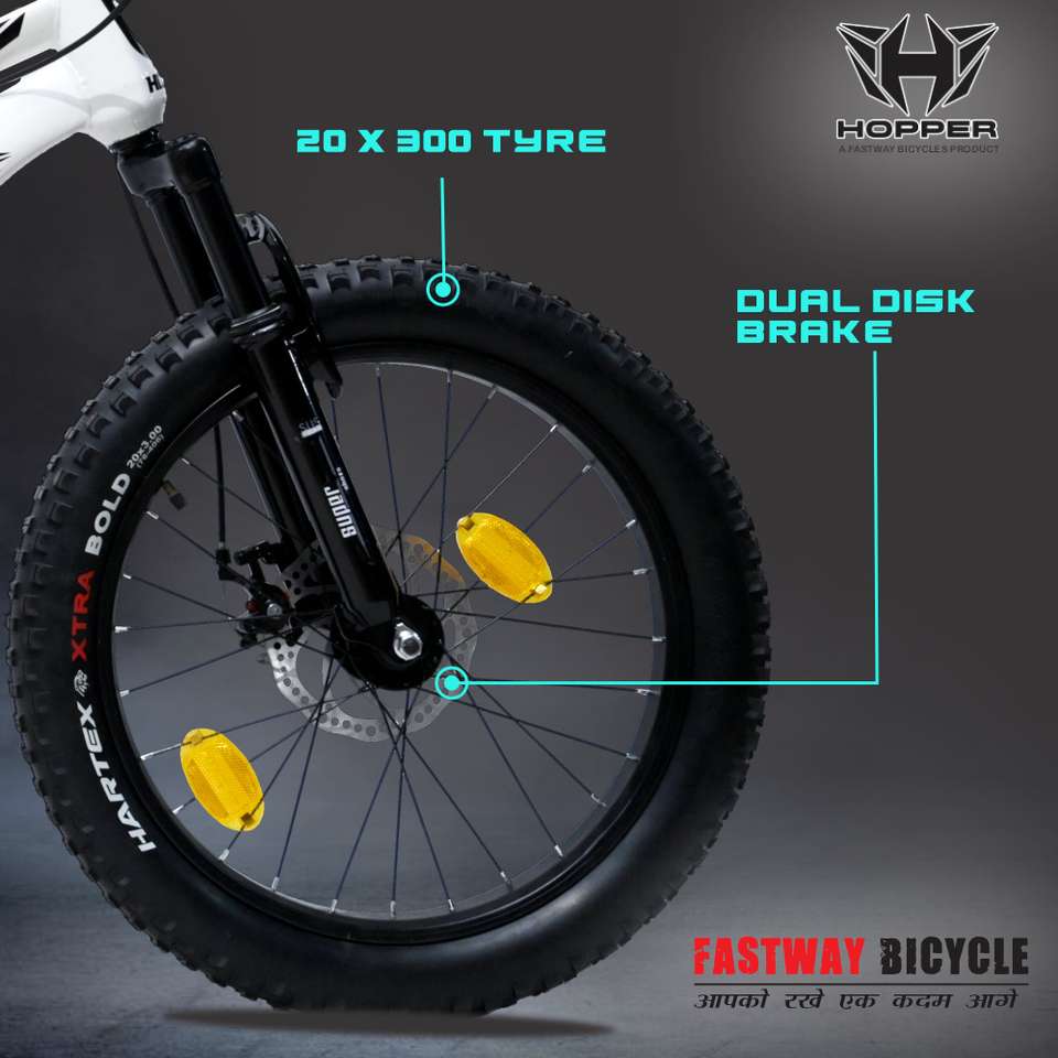 Fastway RAMPAGE Fat Bike with Front Shock - Image 9
